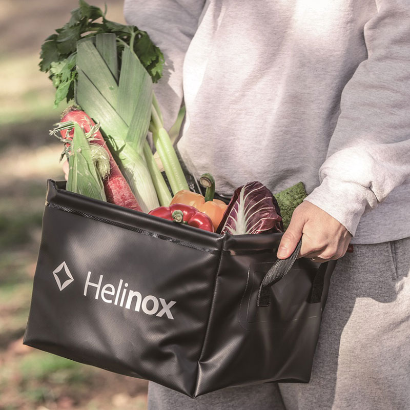 Helinox 15th Anniversary BOOK Soft Container BLACK ver.│宝島社の