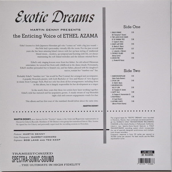 ETHEL AZAMA (エセル・アザマ) - Exotic Dreams - The Enticing Voice