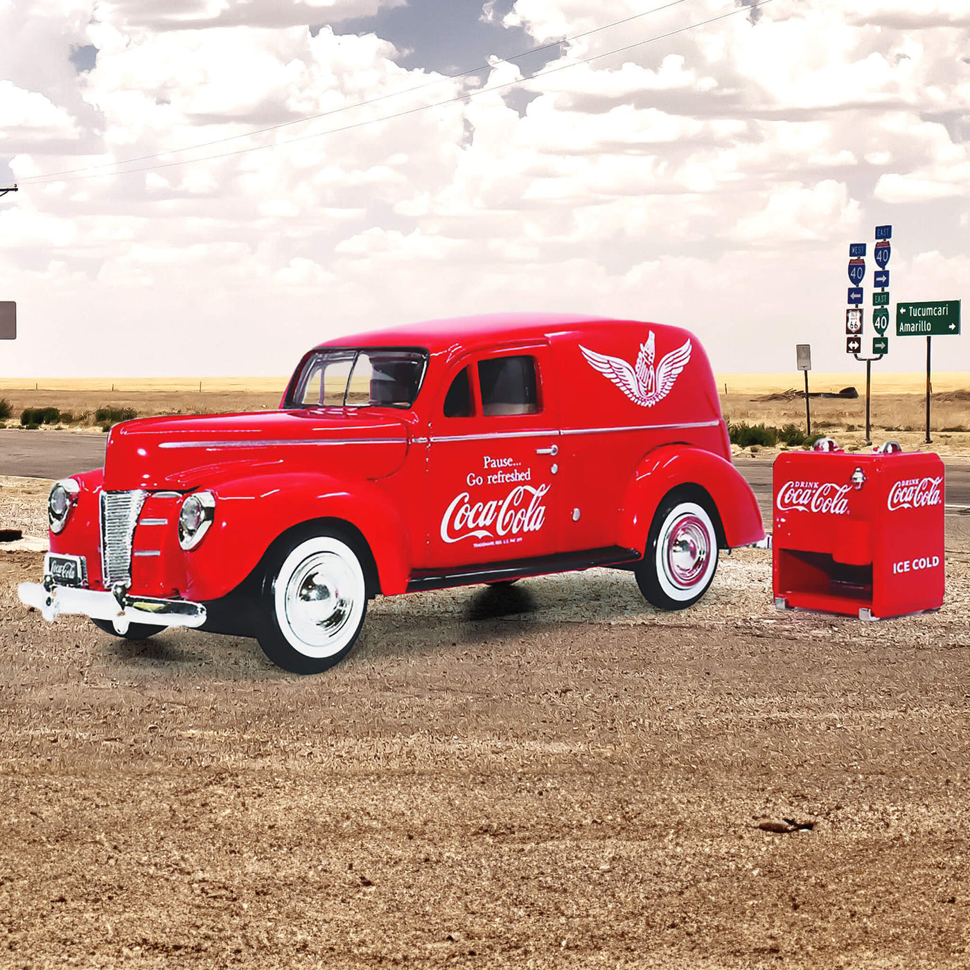 1940 Ford Coca Cola Delivery Van Cooler | Timepieces International