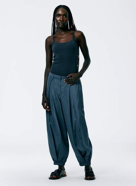 Italian Sporty Nylon Eden Pleated Balloon Pant – Tibi Official