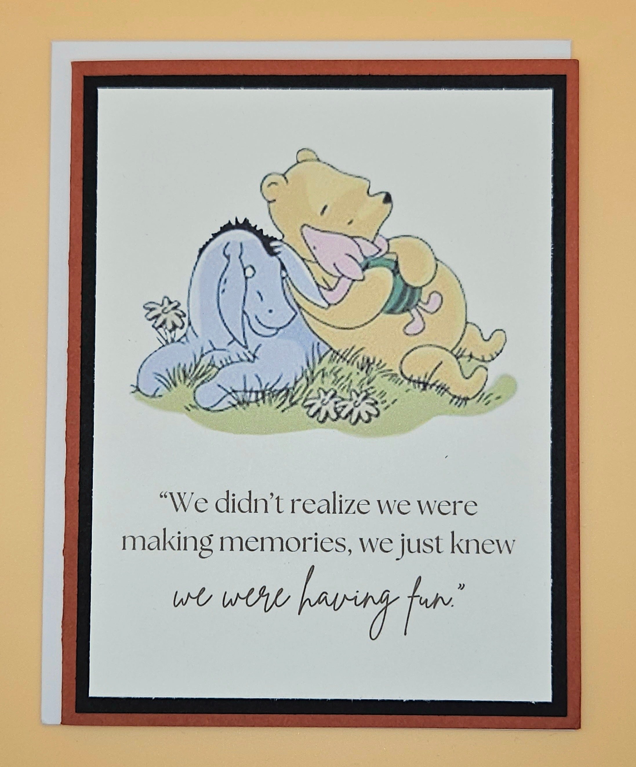 Winnie The Pooh Cards | Handcrafted by Tiddly Pom Cards