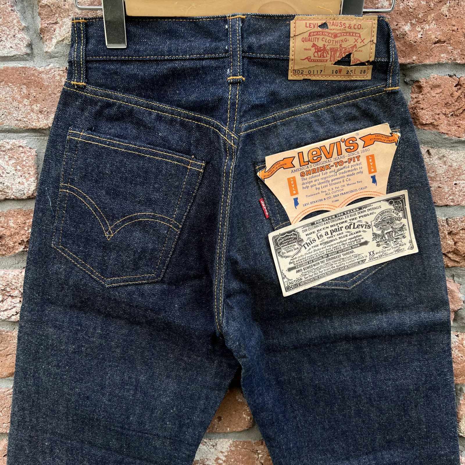 DEAD STOCK 1960's LEVI'S 302-0117 BIG 