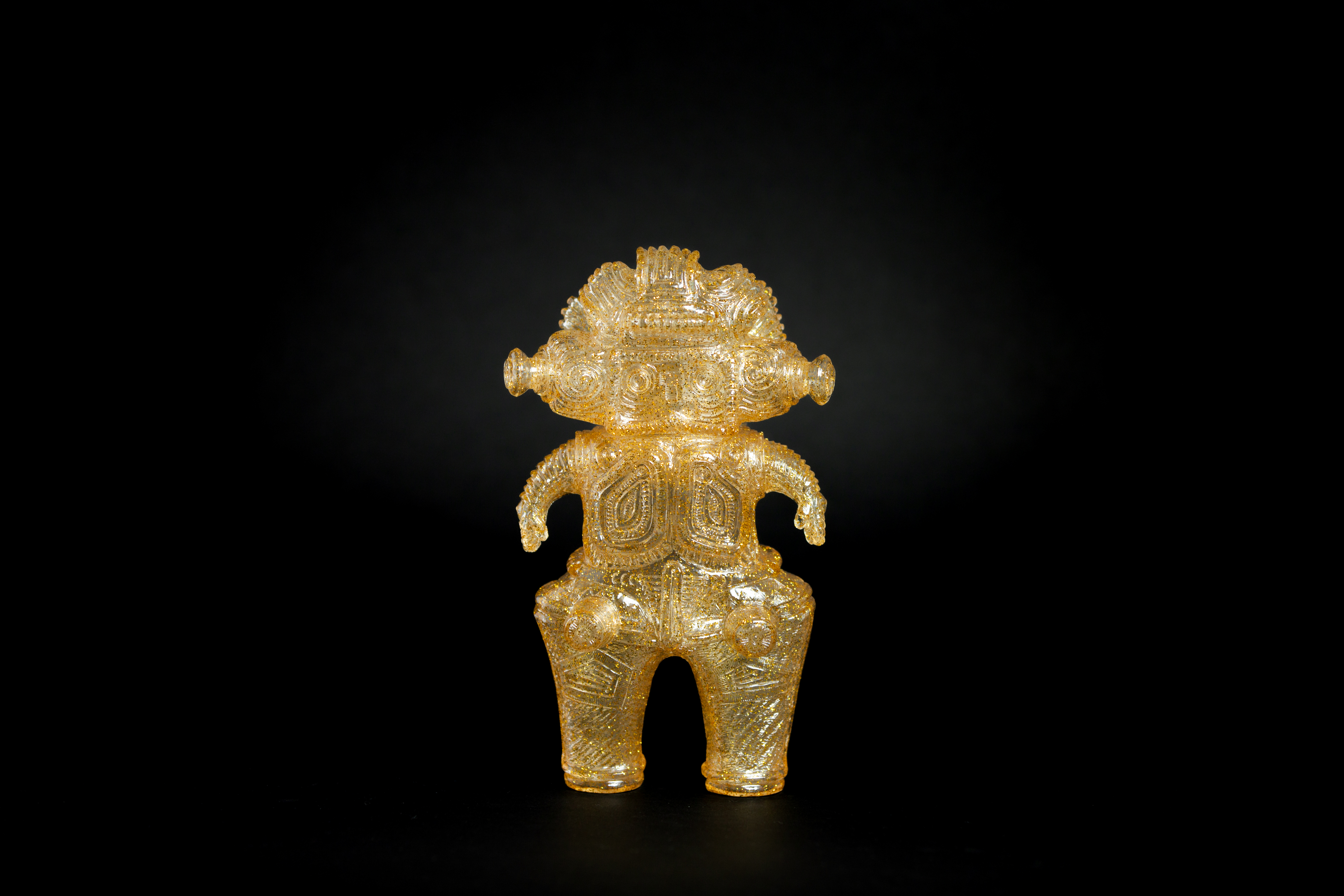 片桐仁 キングジョーモン クリア 金ラメ 片桐仁 ULTRASEVEN＝6＋1展