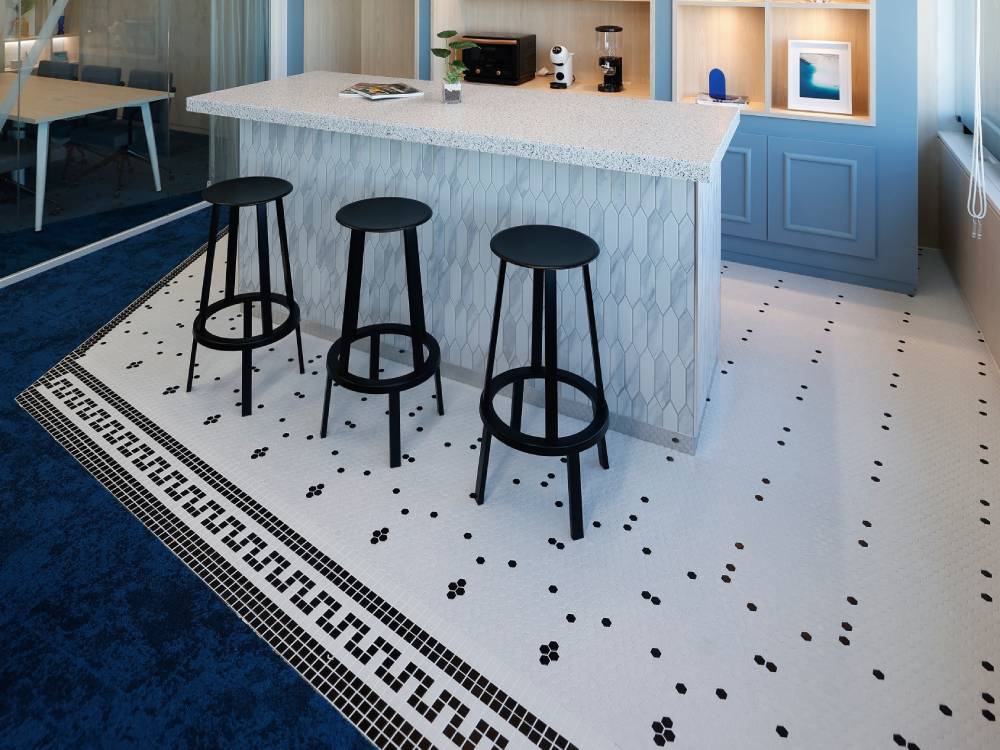 ニューヨーク-ミニヘキサゴン NY-ROF-DT1 /ドット | タイル販売の専門