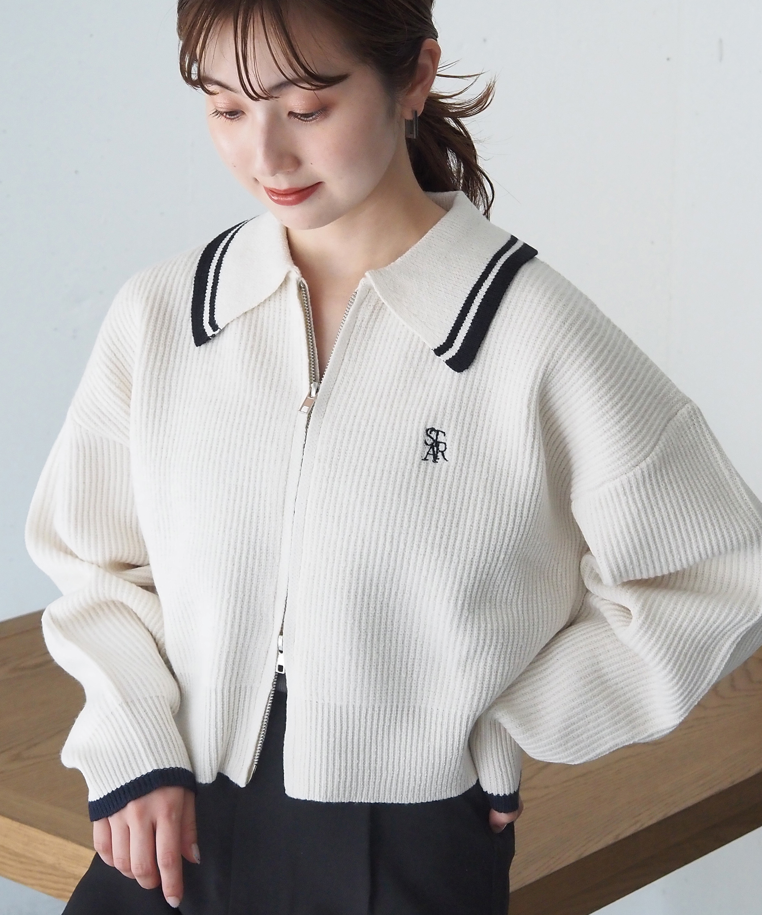 tiptop+pocket ティップトッププラスポケット / [新色登場] ライン衿