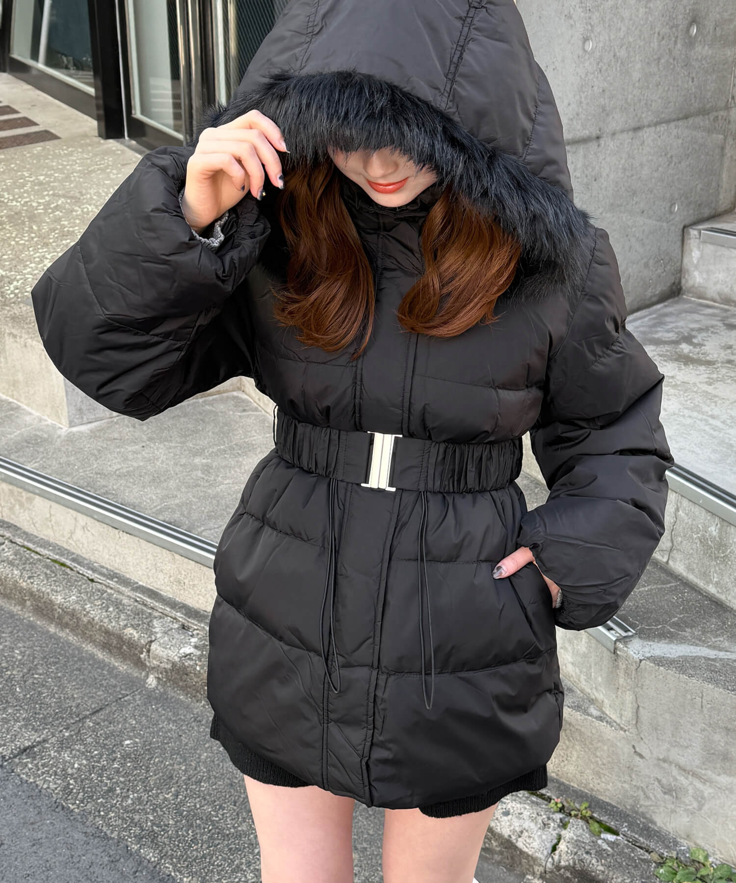 tiptop+pocket ティップトッププラスポケット / ベルト付きフード