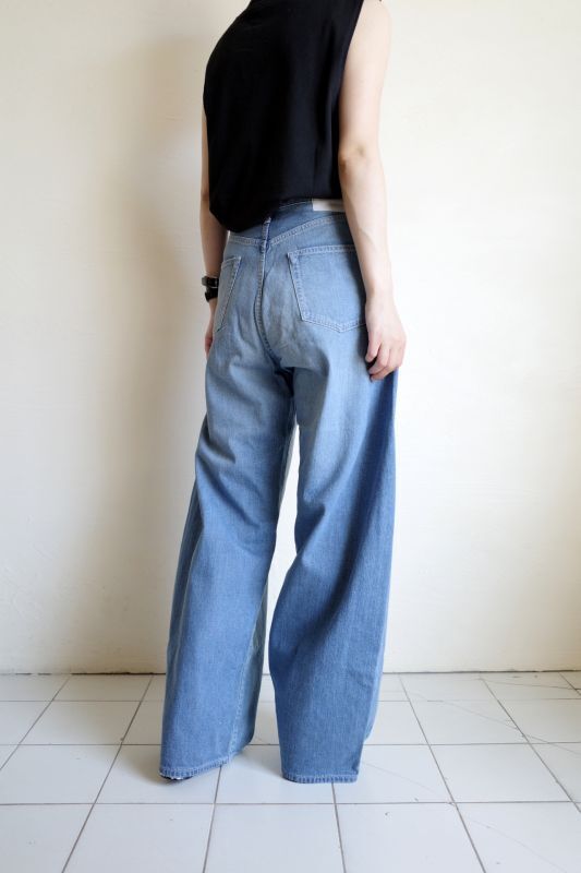 ssstein DEFORMATION WIDE DENIM JEANS・INDIGO - tity