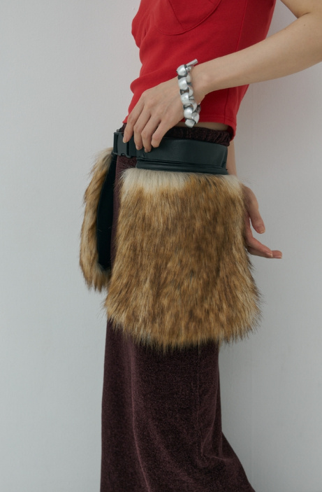 Mediam Double Craft Fur Bag - tity