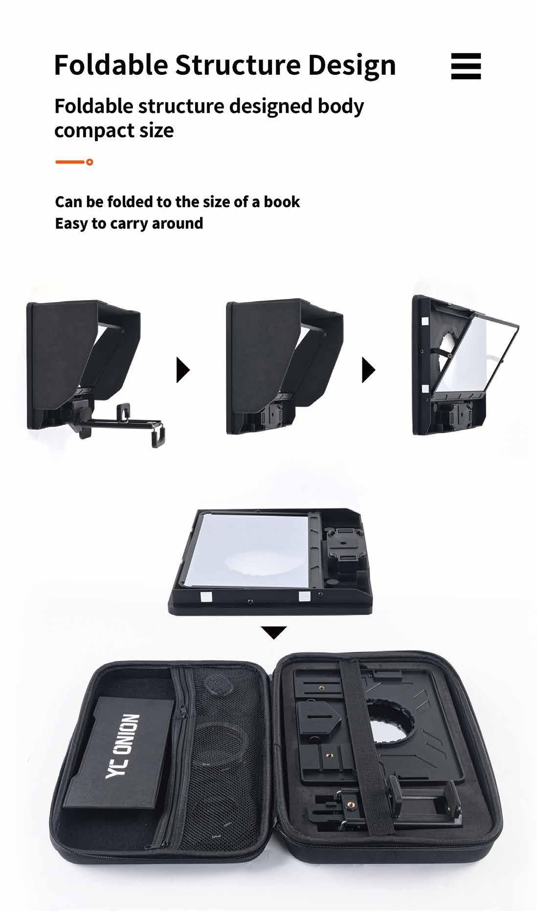 YC Onion Lasagna Teleprompter - Tiyana Incorporation - Official