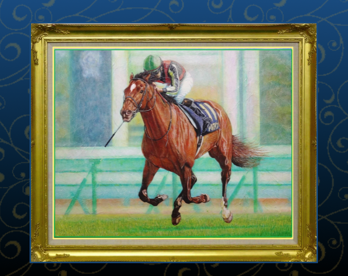 原画○愛馬油彩画・肖像画（受注制作） | サラブレッドライフ
