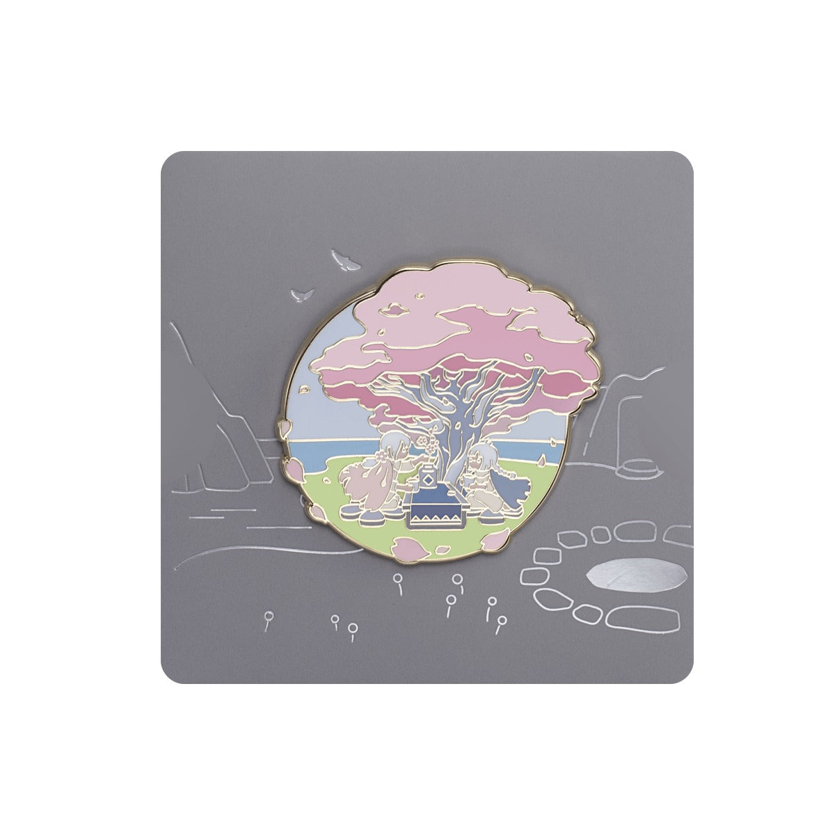 ピンバッジ 花笑むティーセット – thatskyshop JP