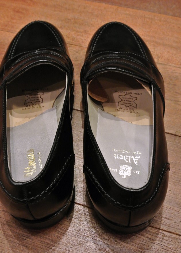 90'sデッドストック ALDEN 6945 Cordovan Full Strap Slip-On