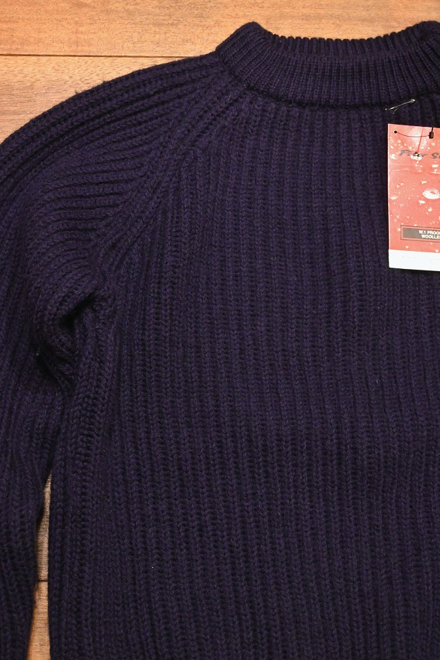 90s Deadstock Peter Storm 705 畔編み クルーネックセーター