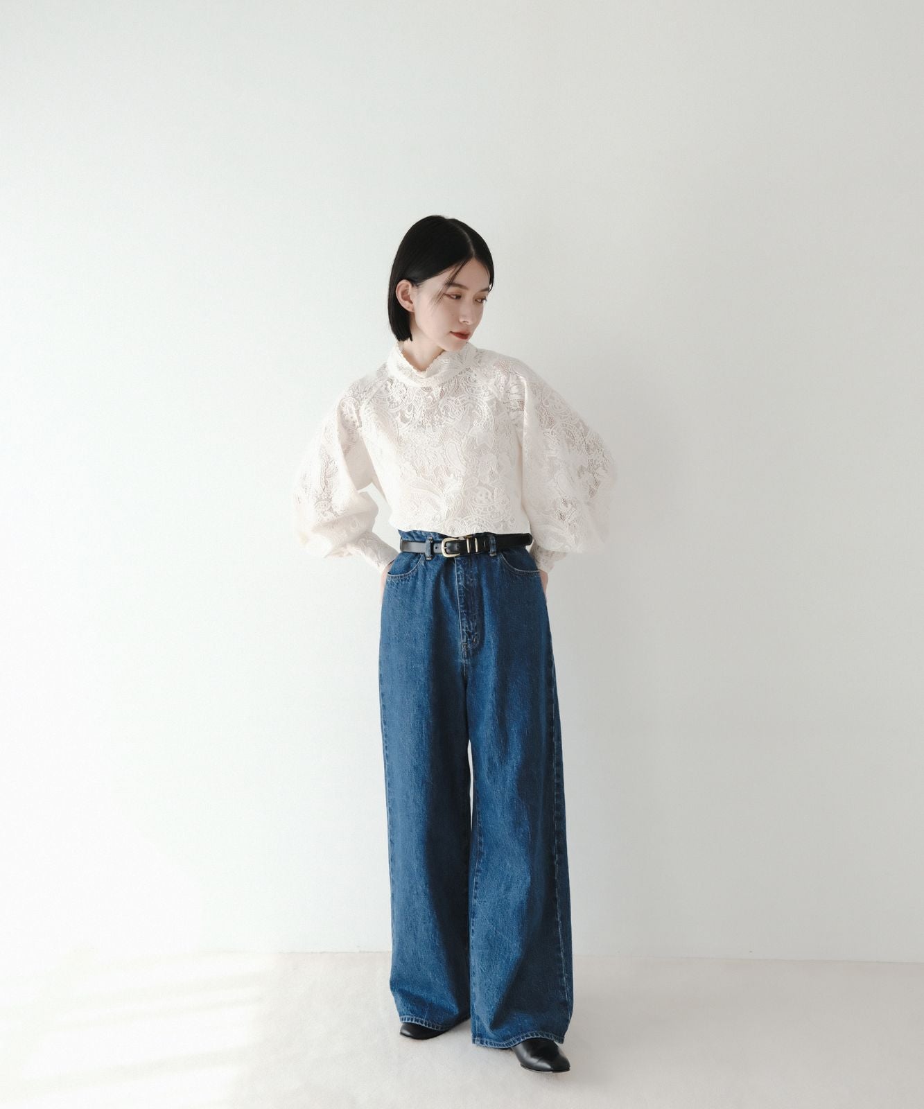 ≪通常販売≫pullover lace blouse（プルオーバーレースブラウス