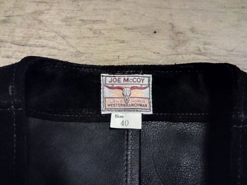 ジョーマッコイ レザーベスト - ザ・リアルマッコイズ茨城