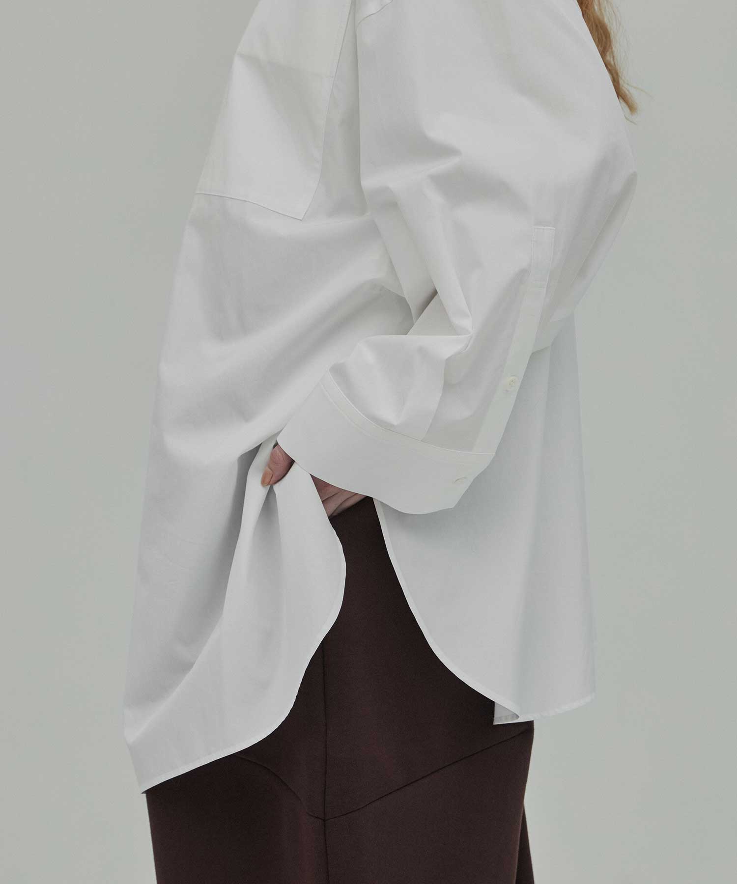 NAPE SHIRT(38 WHITE): ENFOLD: WOMENS｜THE TOKYO ONLINE STORE