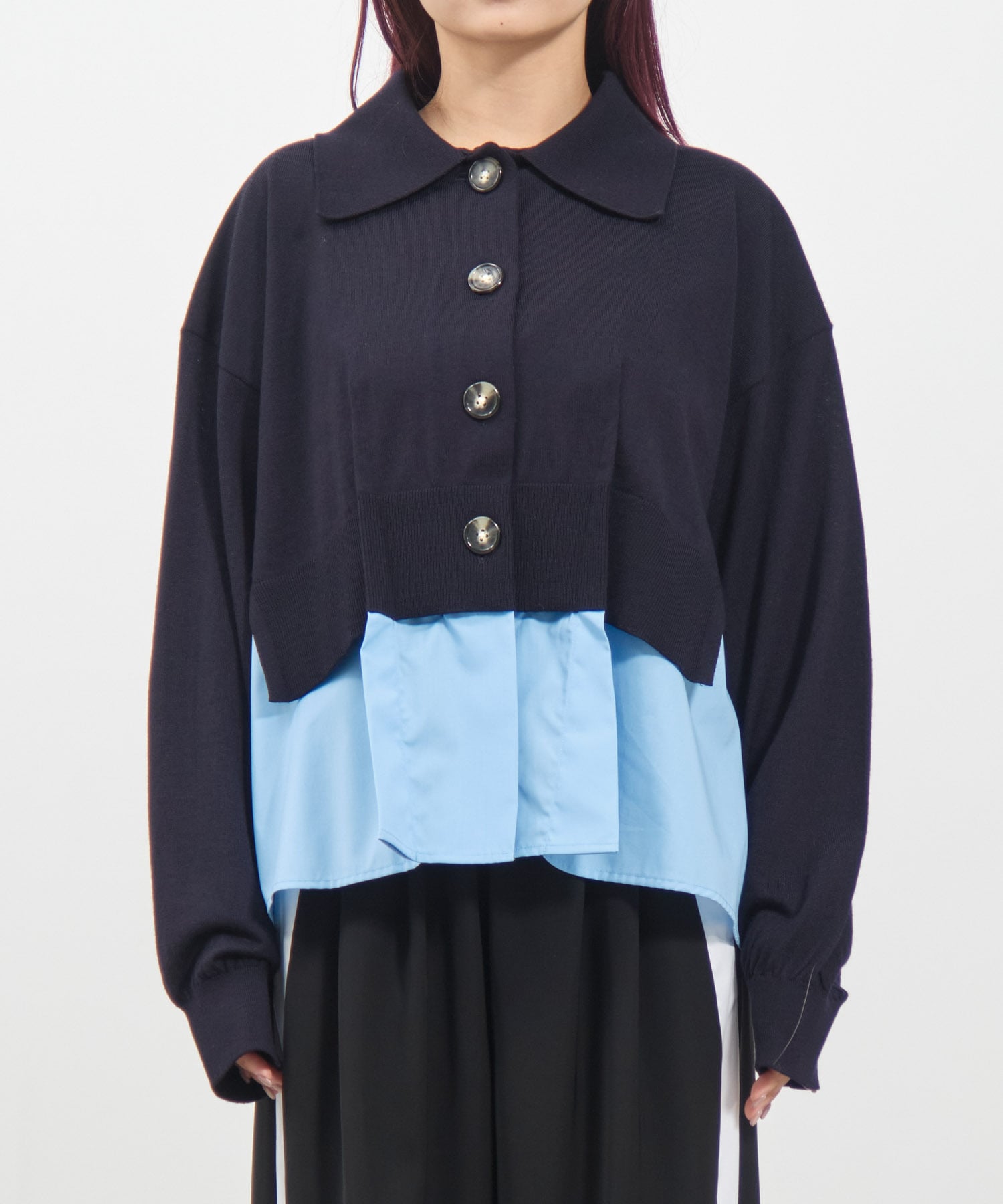 FAKE-LAYERED CARDIGAN｜ENFOLD（エンフォルド）正規取り扱い通販｜THE