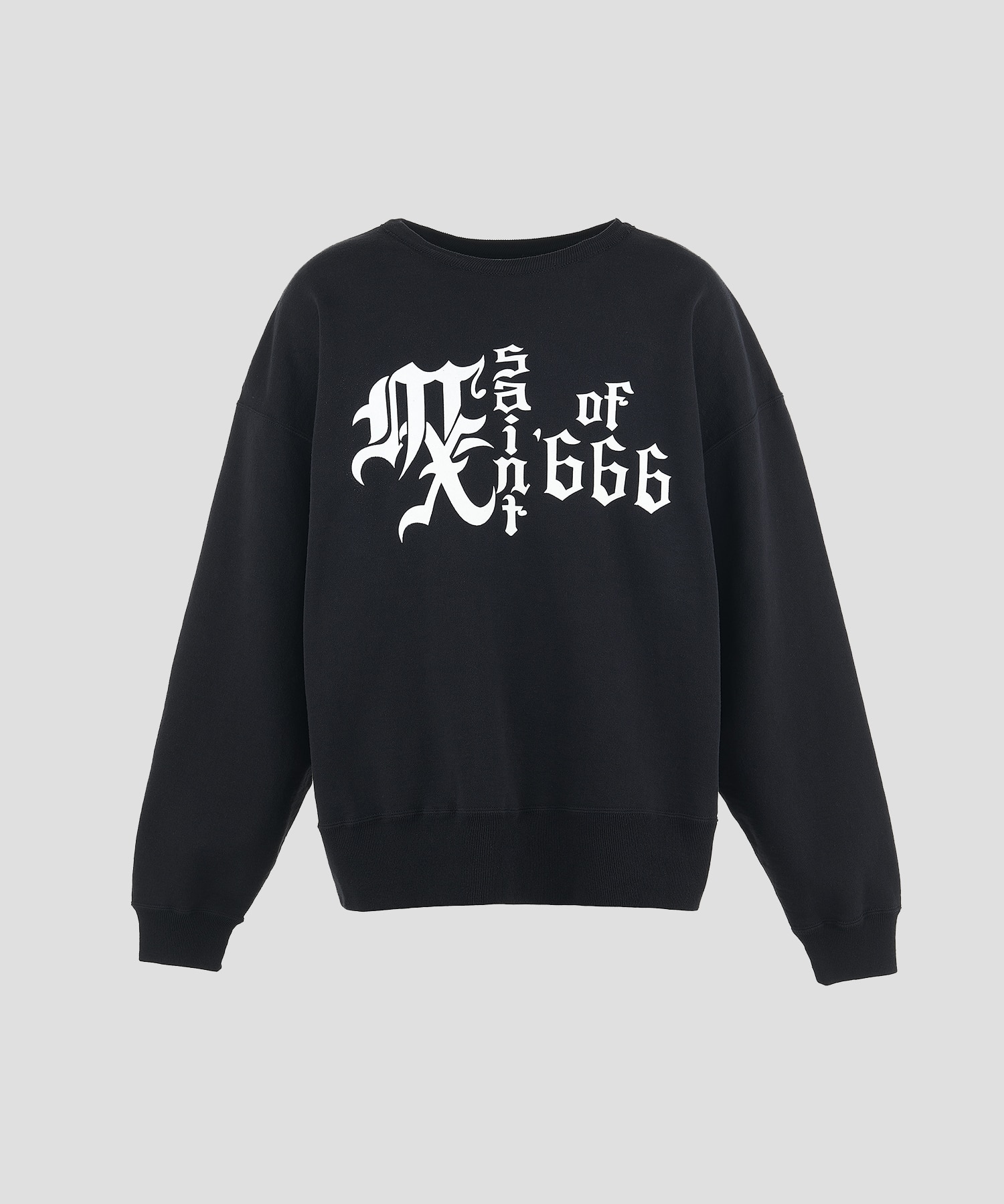 SM-HR8-0000-043/CRW-N SWEAT/MX666(L BLACK): SAINT MXXXXXX: MENS