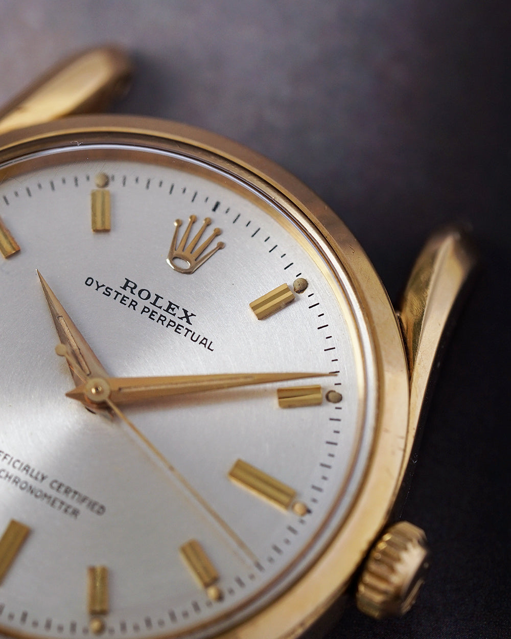 MINT* 1958 Rolex Bombé Oyster Perpetual | 18Kt Yellow Gold | Ref