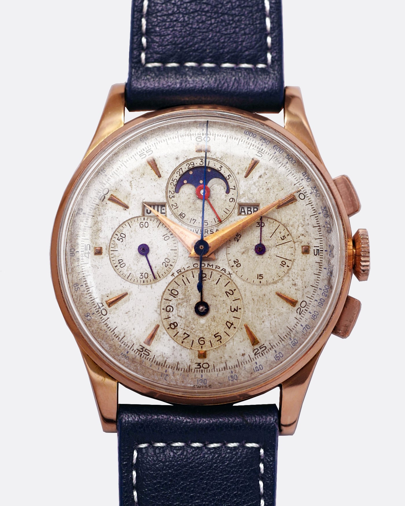 1949 Universal Genève Tri-Compax | Jumbo 37.5mm | 18K Rose Gold