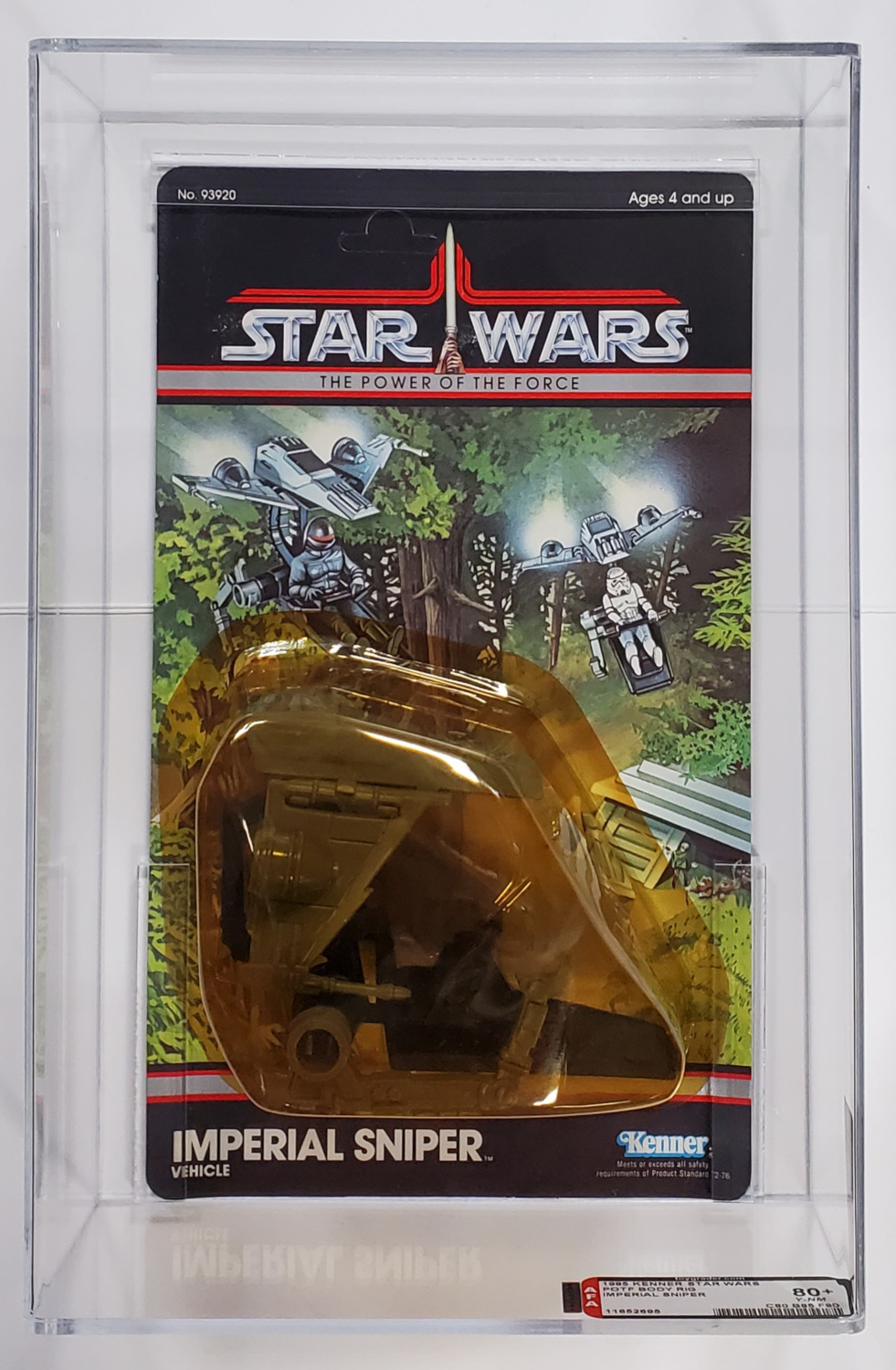 MOC 1985 AFA-Graded 80 Y-NM Kenner Star Wars Power of the Sand