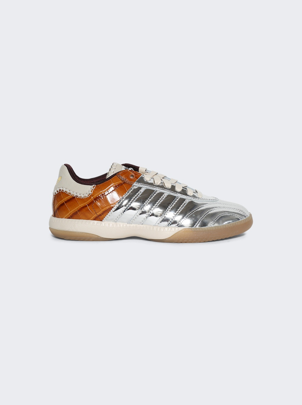 X Wales Bonner Mn Samba Sneakers Silver Metallic | The Webster
