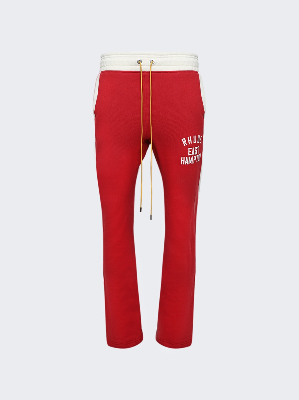 East Hampton Sweatpant Red And Cream | The Webster