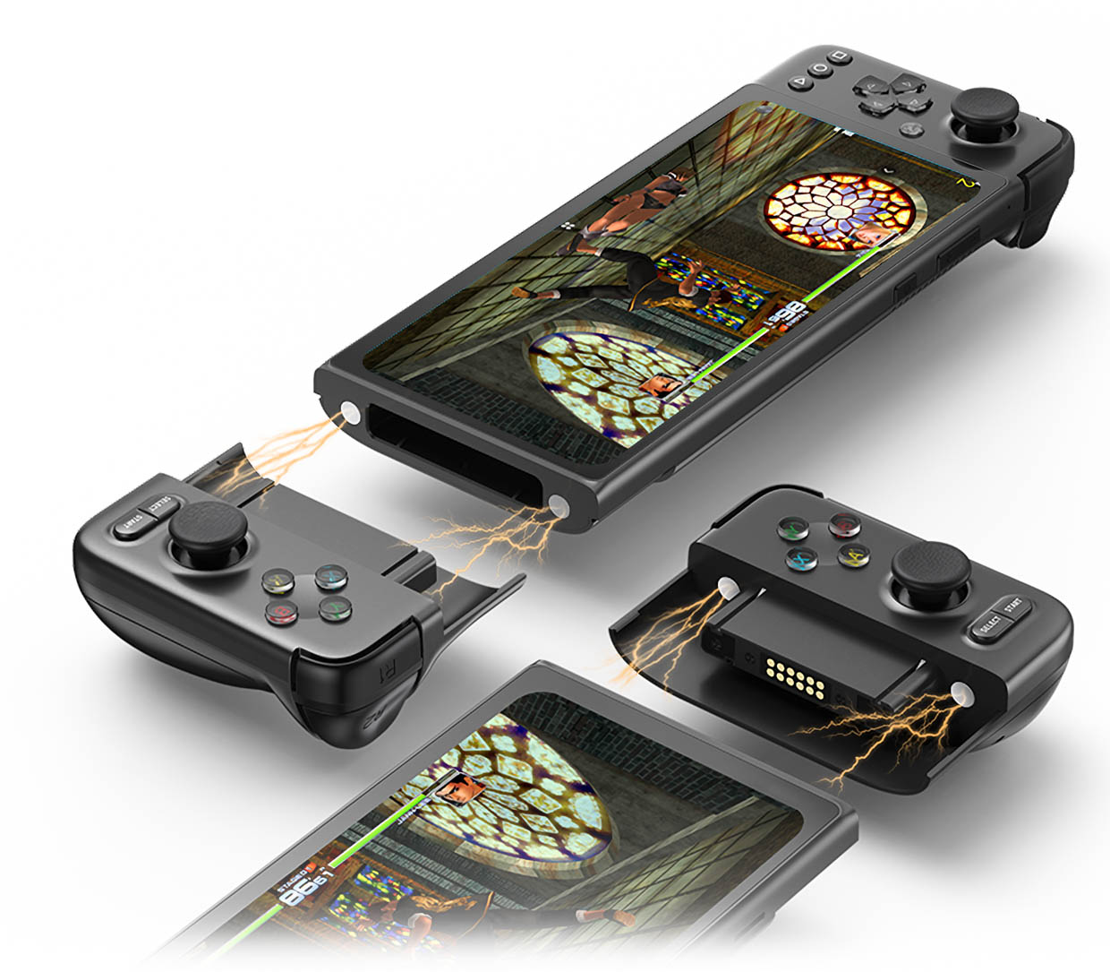 GPD XP Plus Handheld Game System Has Modular Controllers