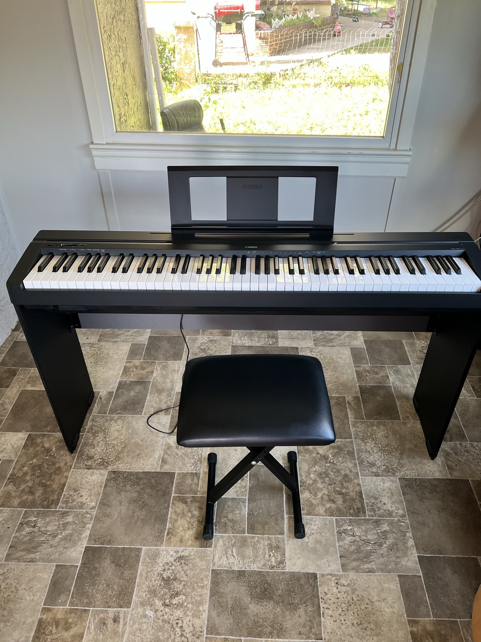 Yamaha P-45 LXB Digital Piano with Stand and Bench 2017