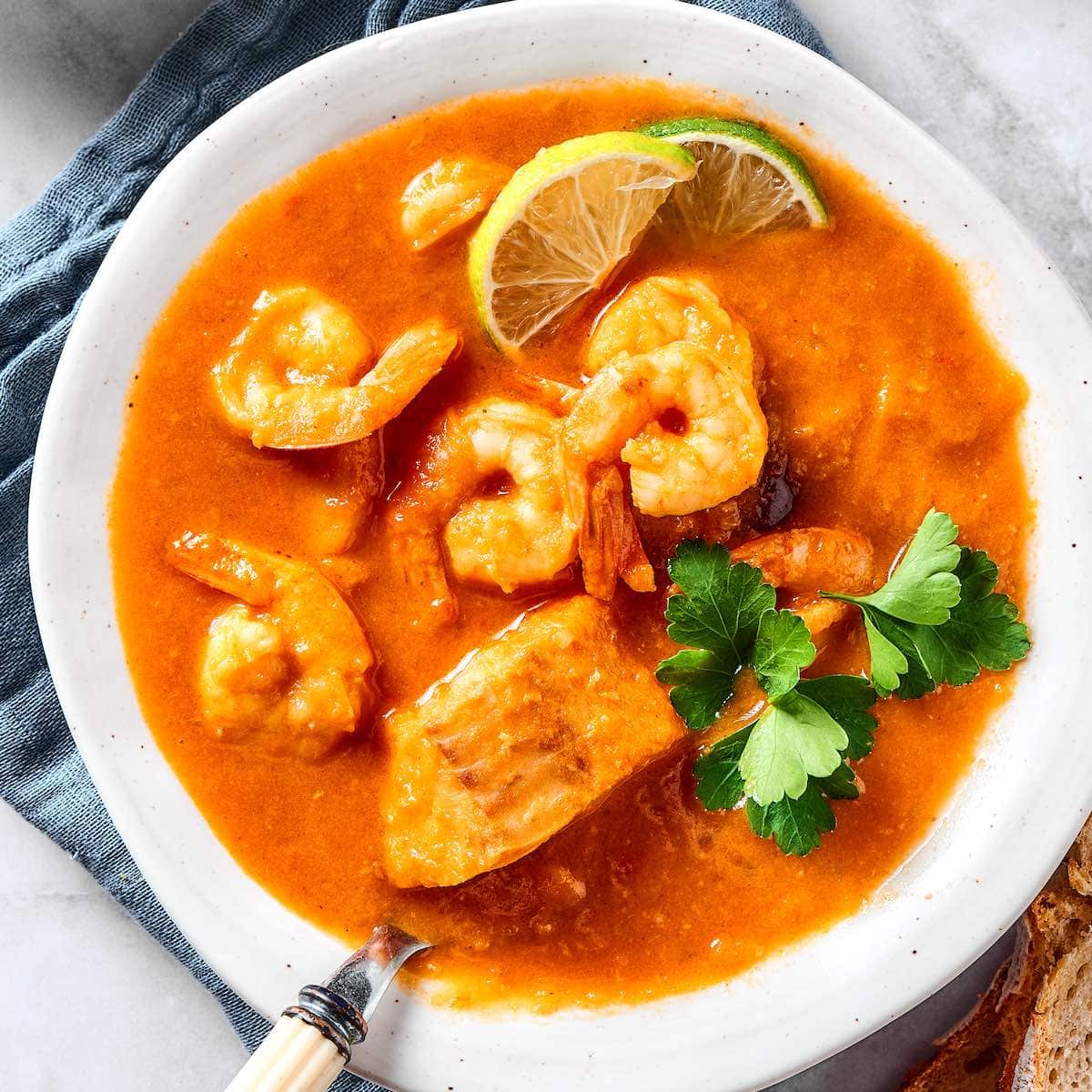 Restaurant Style Seafood Soup - The Big Man's World ®