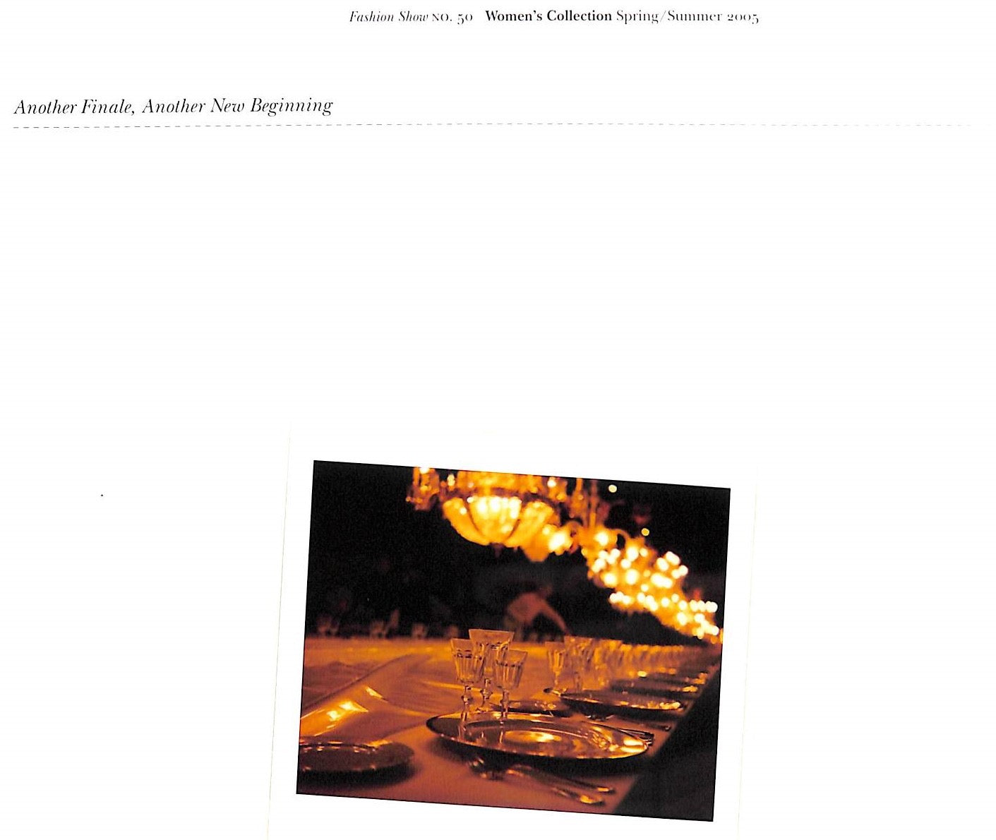 Dries Van Noten 1-50 A Golden Anniversary 2004