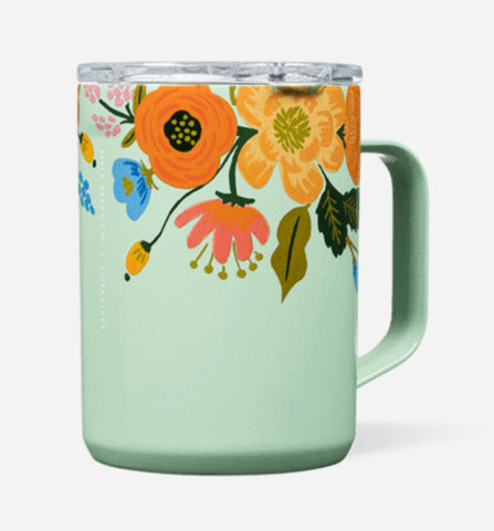 Blue hydrangea rifle/corckcicle mug – The Cottage Basket