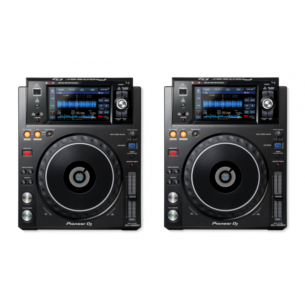 Pioneer DJ 2x XDJ-1000MK2 Bundle @ The DJ Hookup