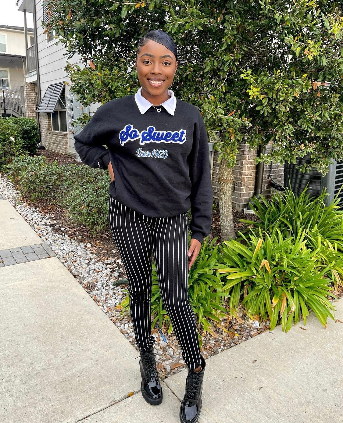 Zeta So Sweet Since 1920 Chenille Crewneck – Thee Legacy Continues