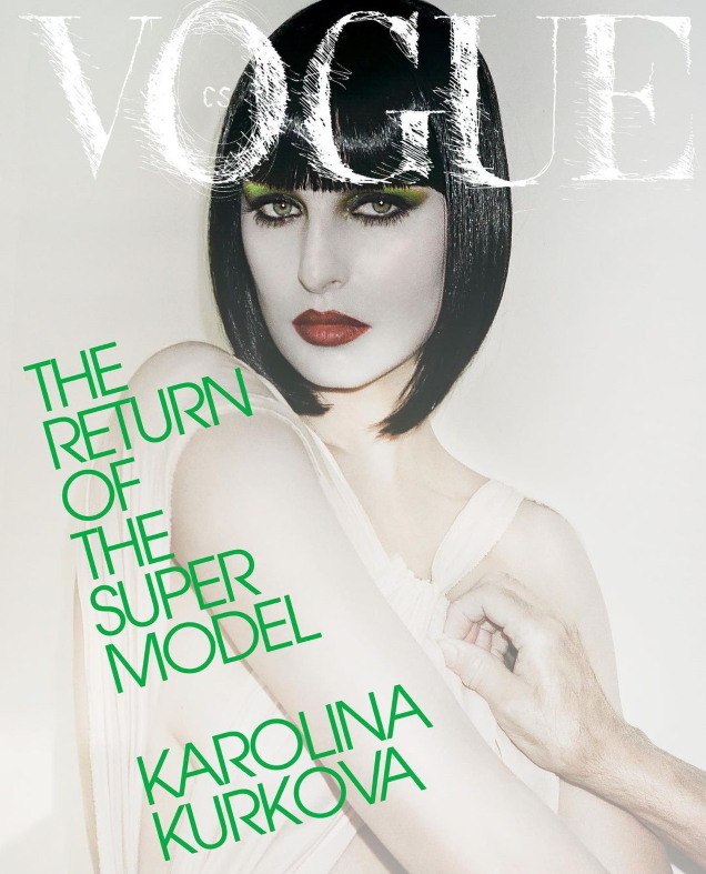 Karolina Kurkova Vogue Czechoslovakia October 2021 - theFashionSpot