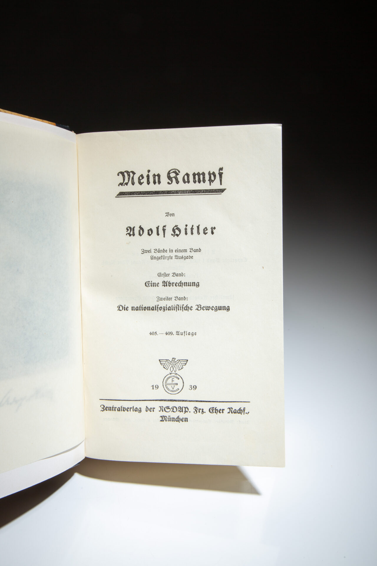 Mein Kampf 我が闘争1942年Wedding版ハードカバー