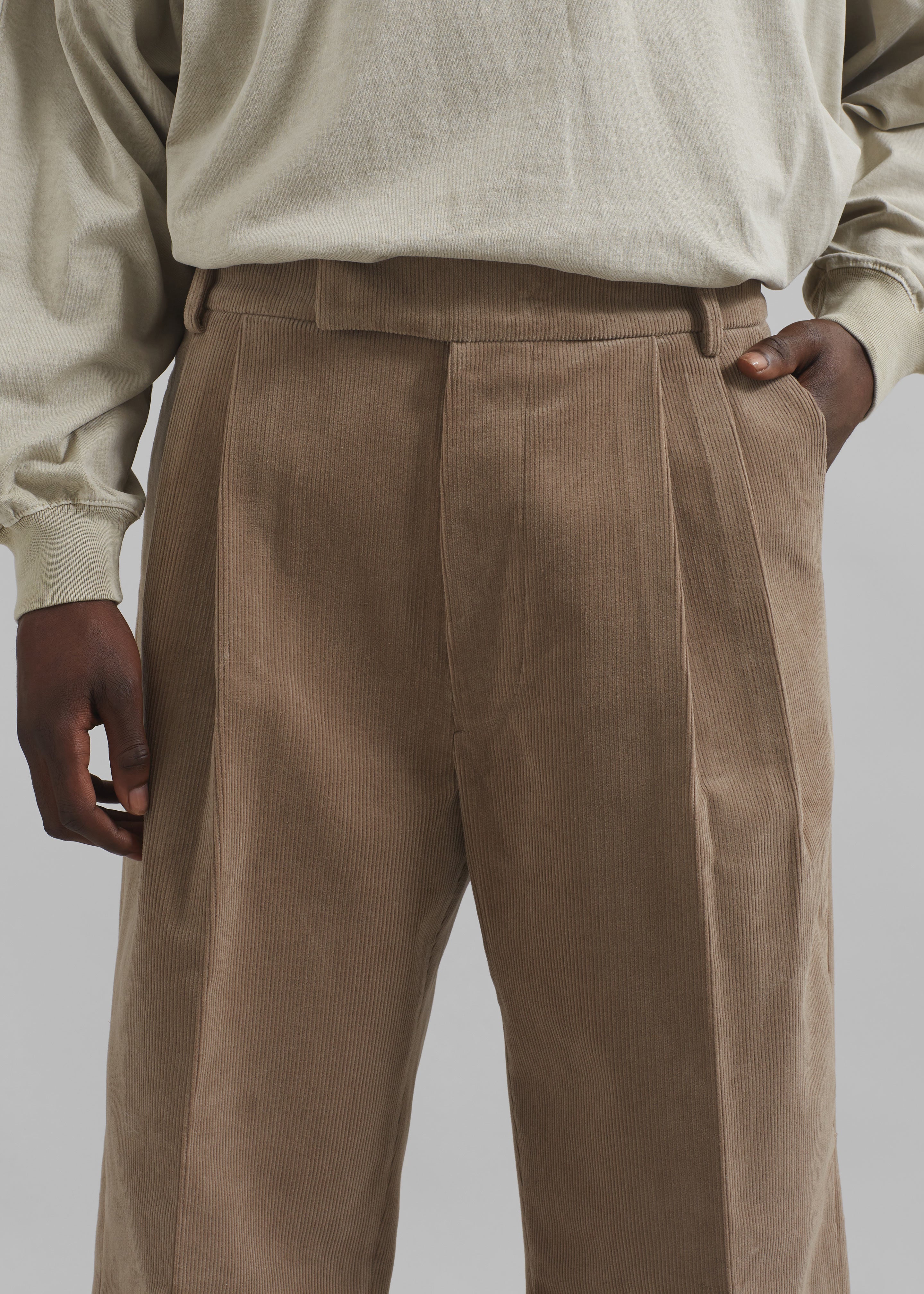 Beo Corduroy Suit Pants - Latte – The Frankie Shop