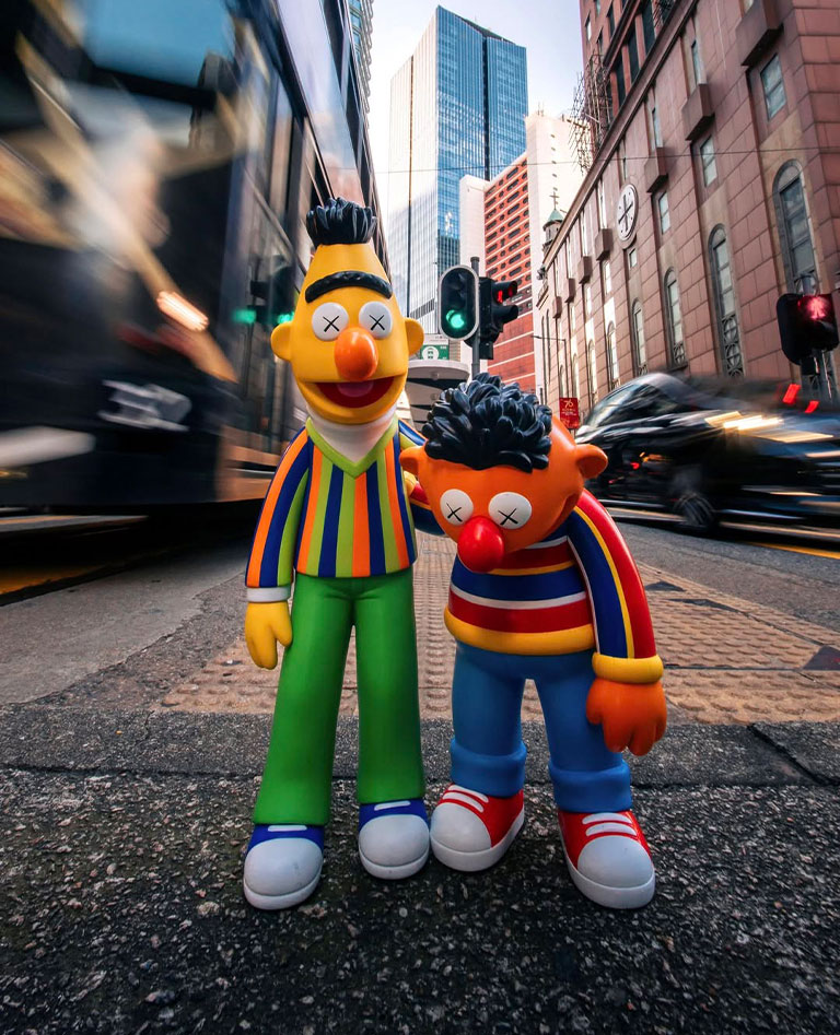 KAWS セサミストリート ウォーターパレード 5体セット KAWS セサミ