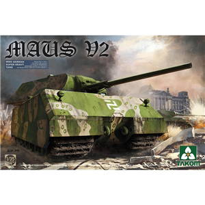 PKTAK02050 Takom 1:35 Scale WWII German Super Heavy Tank Maus V2