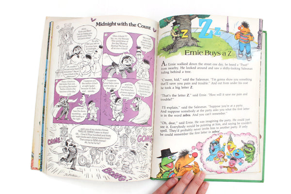 Vintage Sesame Street Library Book Volume 12 Featuring the Letters
