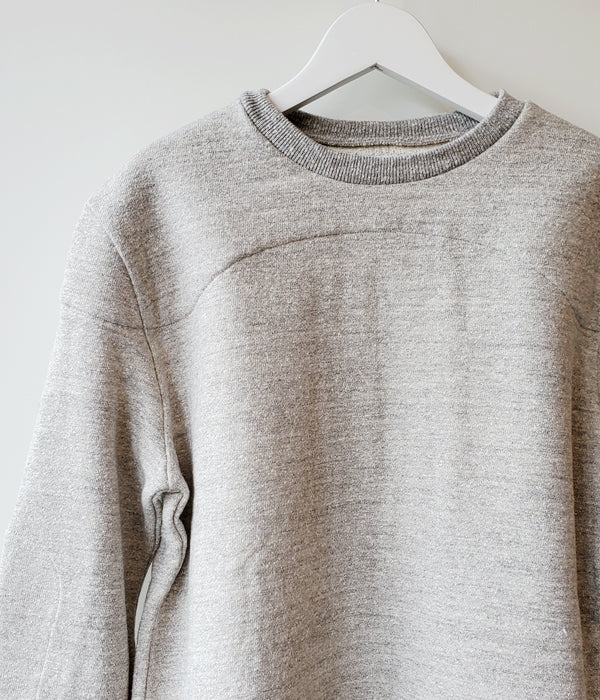 FUMIKA_UCHIDA/SUPPORT PAD SWEAT LONG-SLEEVE (TOPGREY)