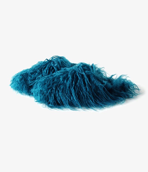 MM6 MAISON MARGIELA/FAKE FUR SLIP-ON(PETROLEUM)