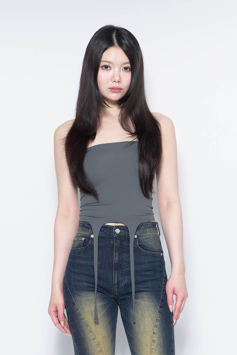 THEREDTHREAD / ザレッドスレッド】S garter bare shorts set