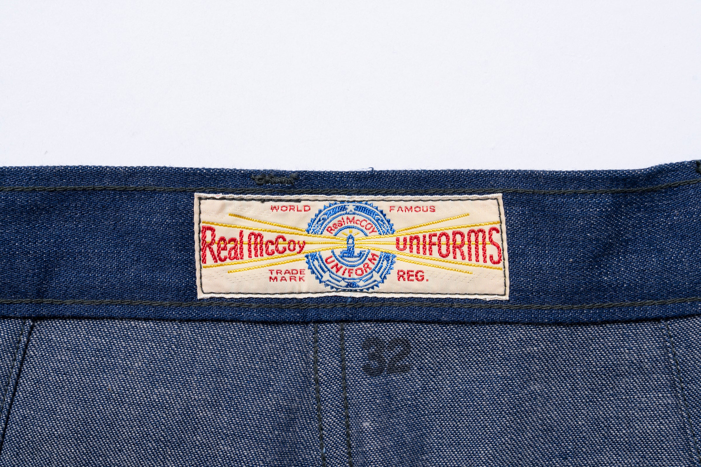 U.S. NAVY DENIM DUNGAREE TROUSERS – The Real McCoy's