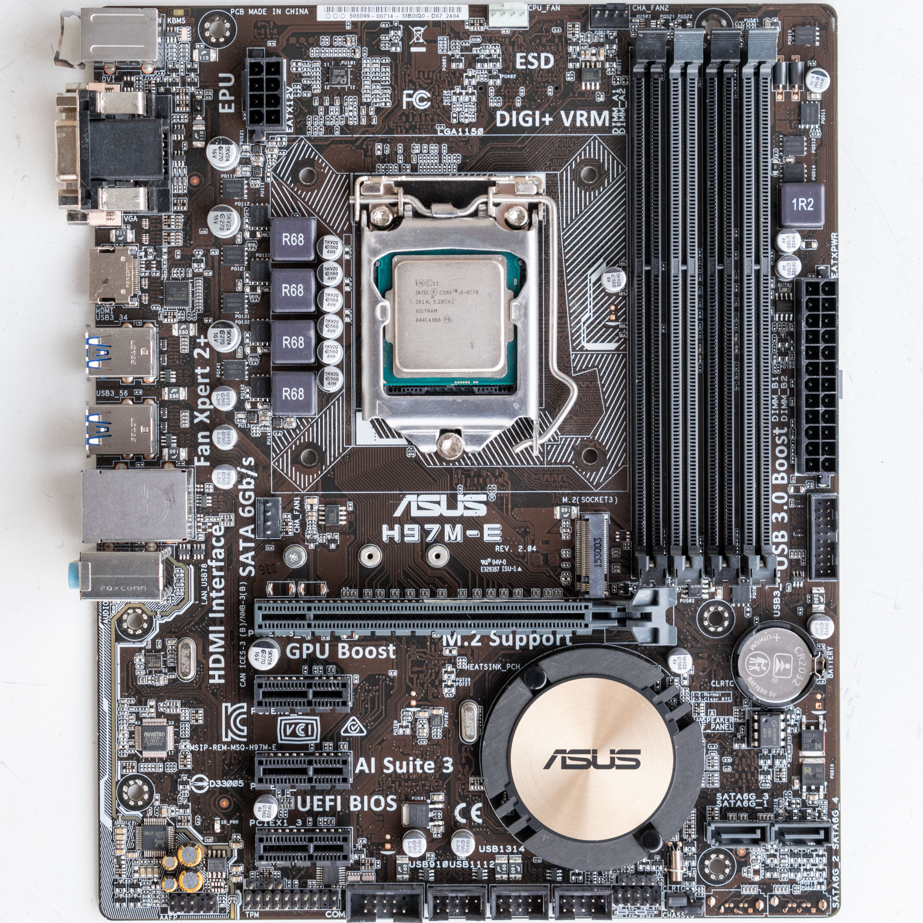 ASUS H97M-E (Rev 2.04) - The Retro Web