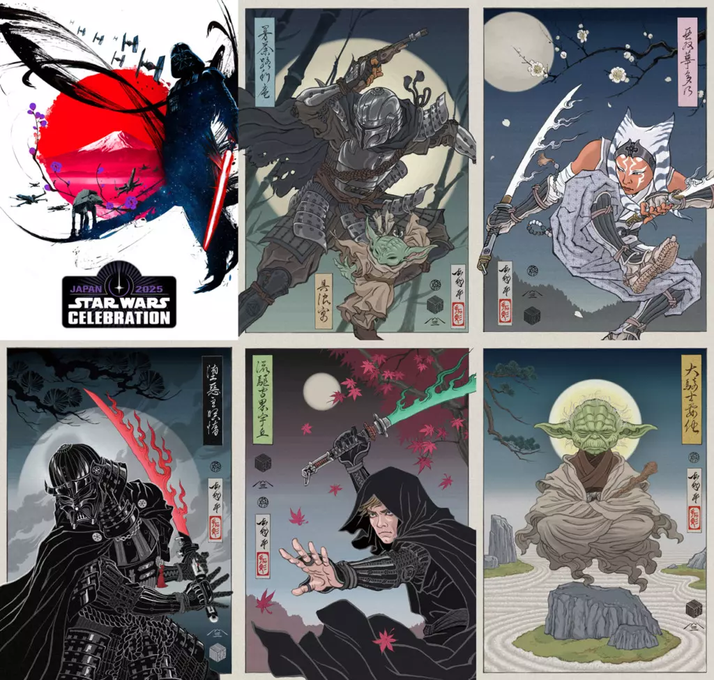 スター・ウォーズ セレブレーション ジャパン2025』浮世絵バッジアート