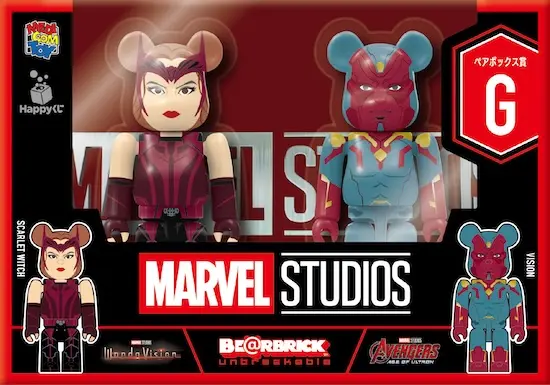 マーベルのベアブリックHappyくじ発売決定 ─ 初登場キャラ含む46