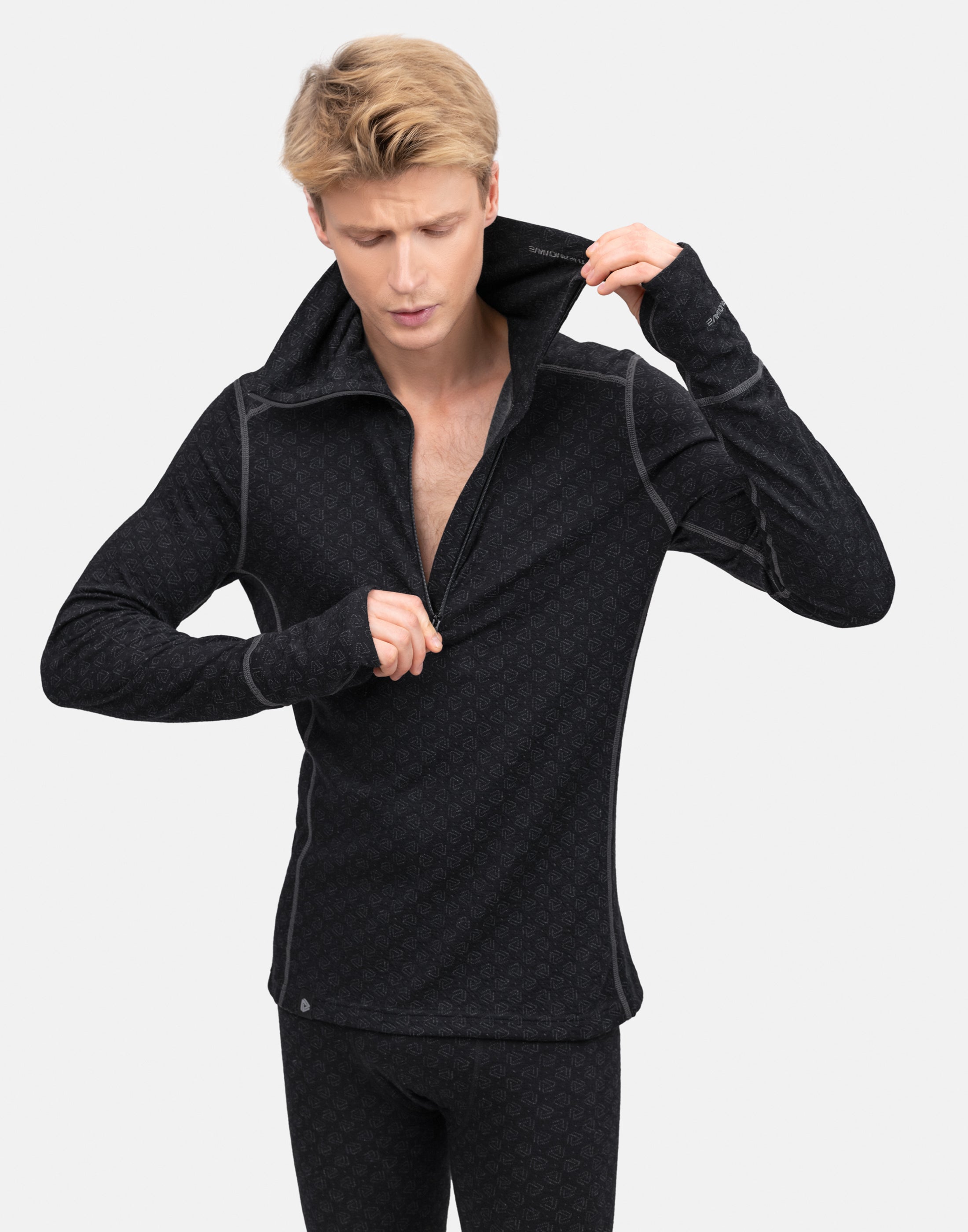 Men's Merino Xtreme Thermal Turtleneck 1/2 Zip LS Shirt