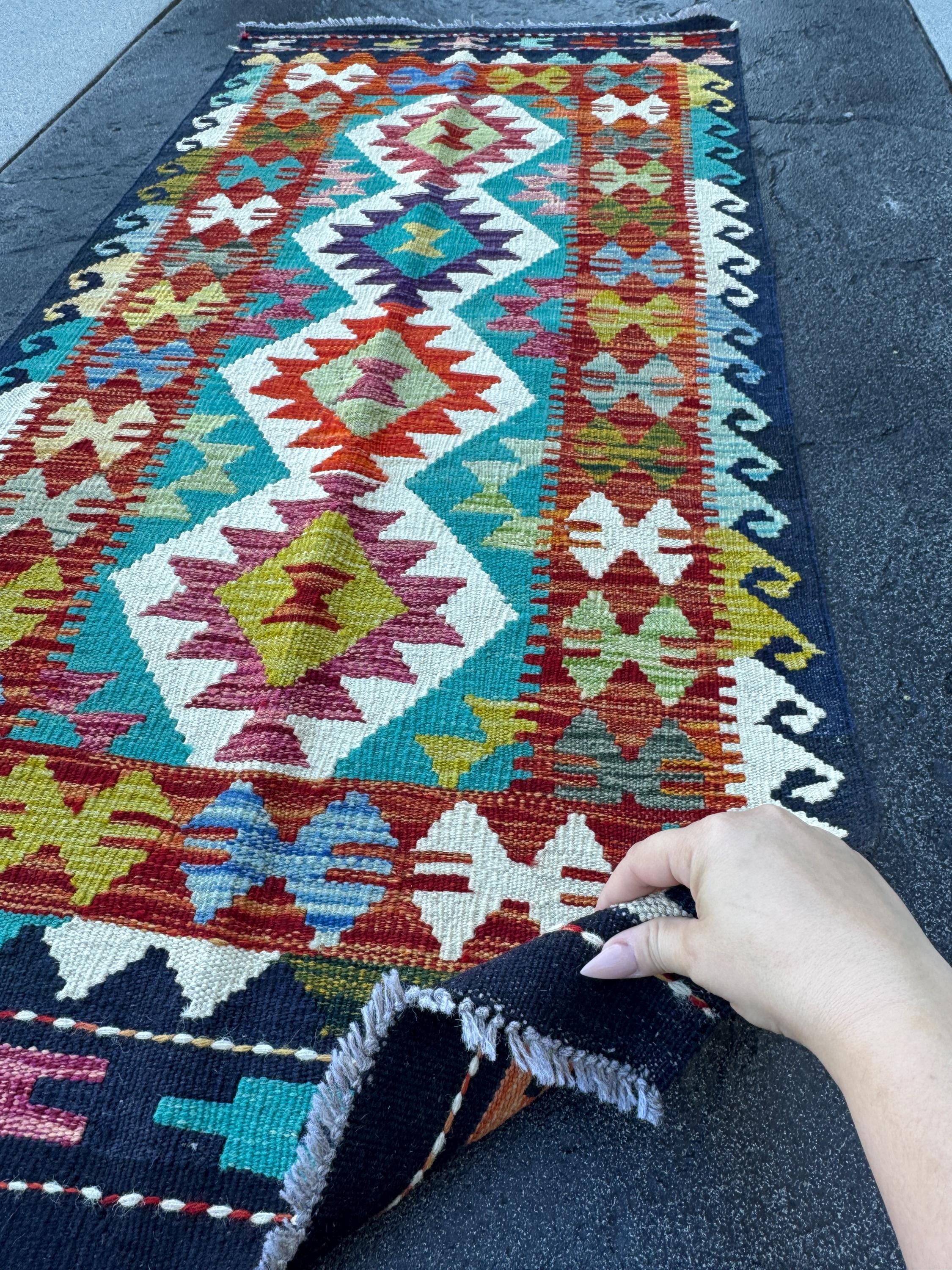 Kilim Afghan Handmade Hand-Knotted Flatweave Flatwoven Luxury Rugs