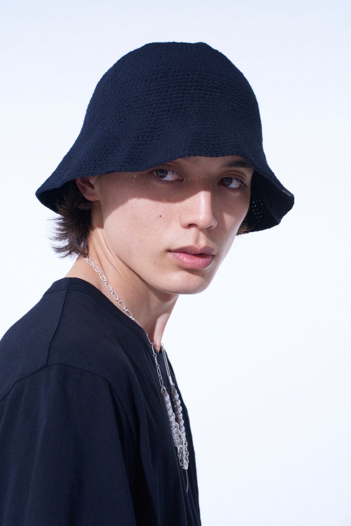 KNITTED TULIP HAT – THE SHOP YOHJI YAMAMOTO